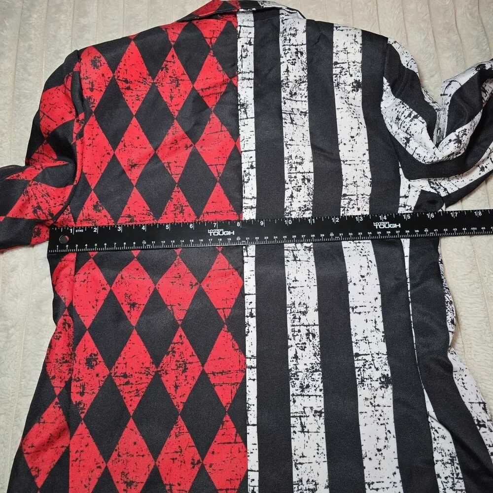 Spirit Halloween Harley Quinn Blazer Jacket Joker Costume Child L (12-14) Clown